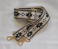 Sangle de sac Noire et Blanche
