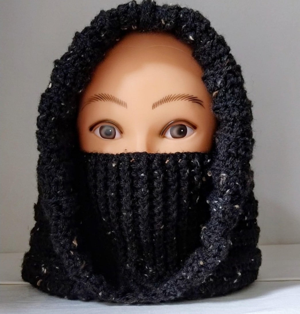 Snood cagoule Noire